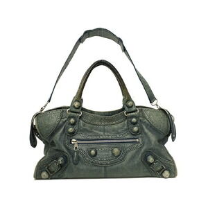 Balenciaga The Giant City Leather Shoulder Bag